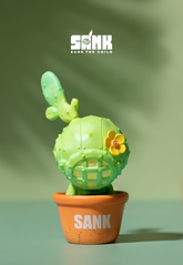 Green Cactus & Pink Cactus