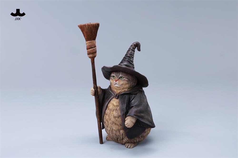 【超希少 2001年製】Wizard Cat 猫の魔法使い 置物 ビンテージ JXK】Wizard Cat – SANKTOYS