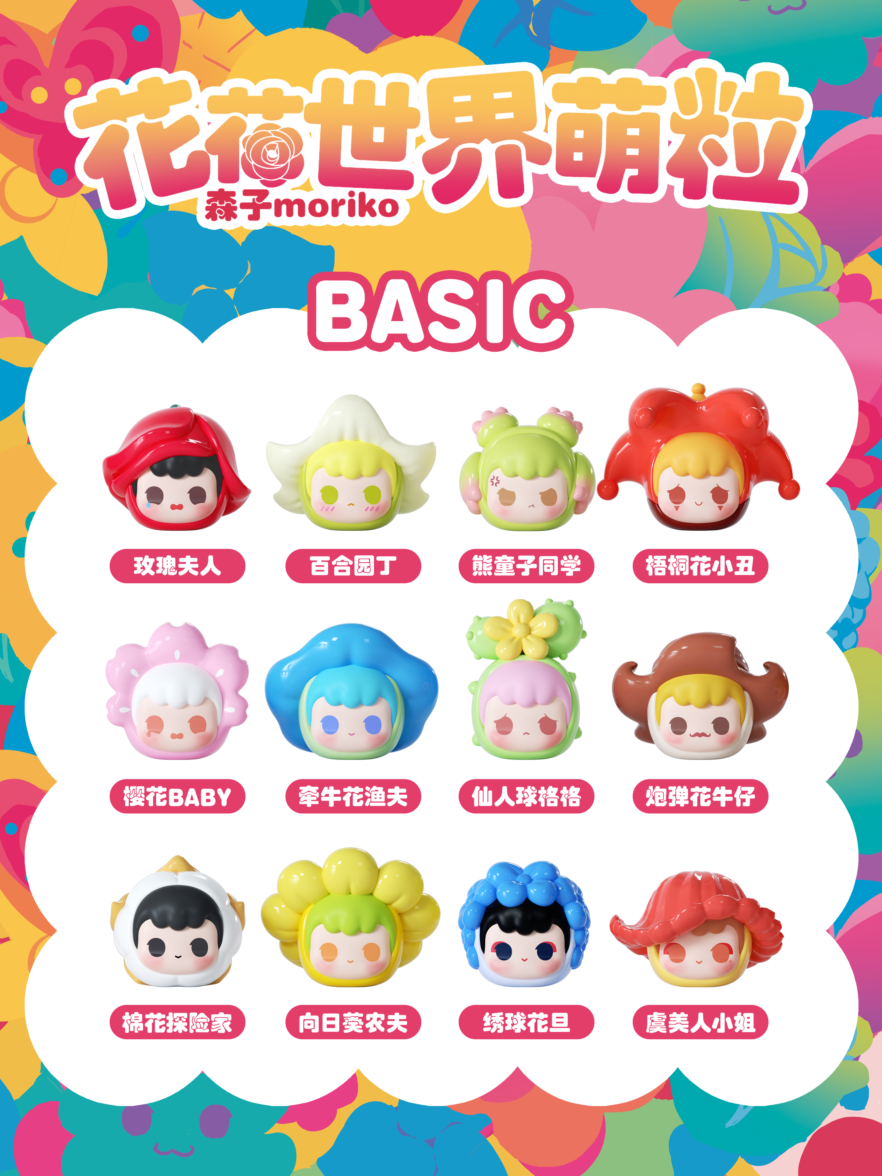 Moriko】Flower Blind Bag – SANKTOYS