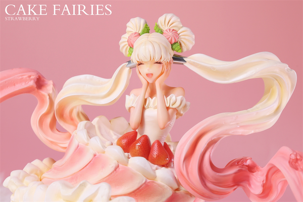Cake Fairies Strawberry　ガレージキット　塗装済フィギュア Cake Fairies】Strawberry & Matcha (Preorder) – SANKTOYS